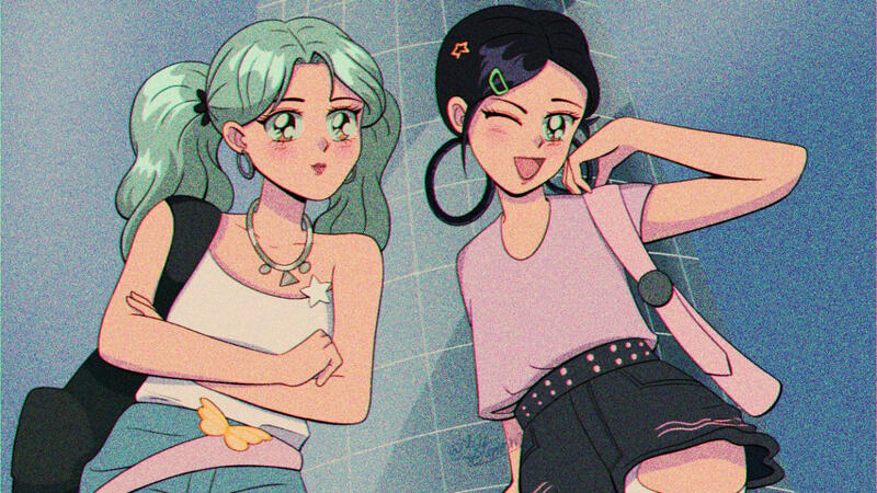 90s anime girls