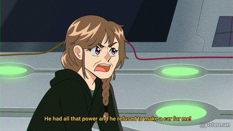 Infinity Train like 90s anime