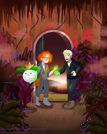 Infinity Train Book 6 Comic Poster