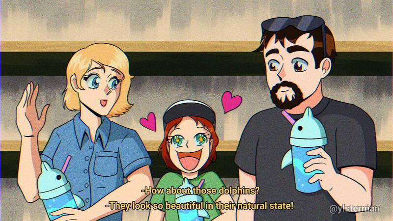 Infinity Train like 90s anime